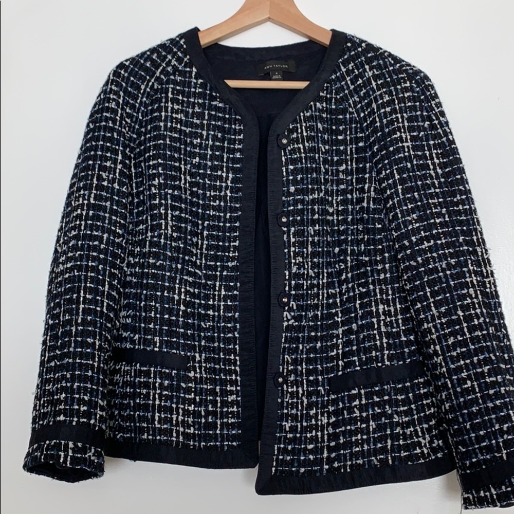 Blue mixed color blazer
